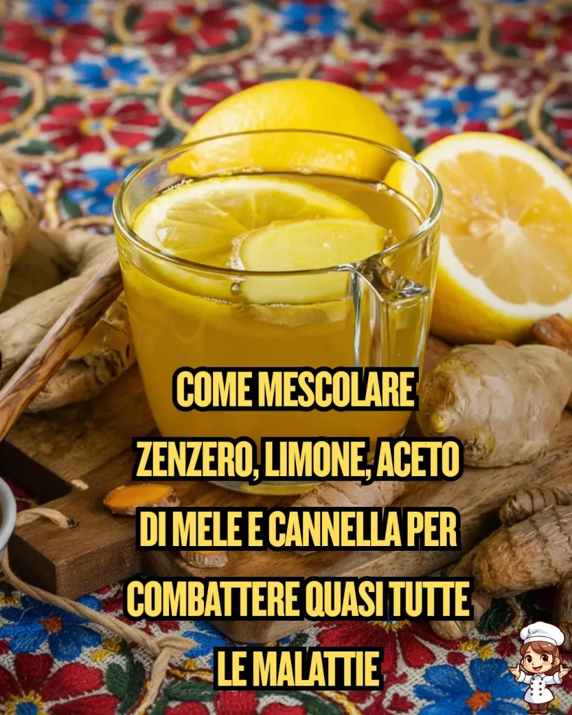 Come Zenzero, Limone, Aceto di Mele e Cannella Supportano il Tuo Organismo