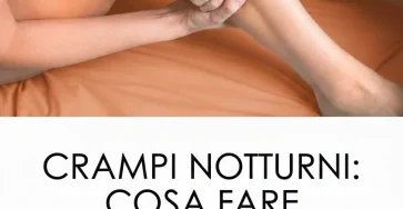 crampi muscolari notturni
