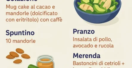 Dieta chetogenica da 1500 kcal