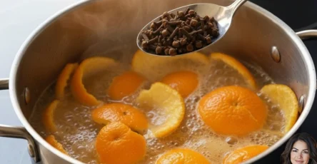 Fare bollire bucce di arancia