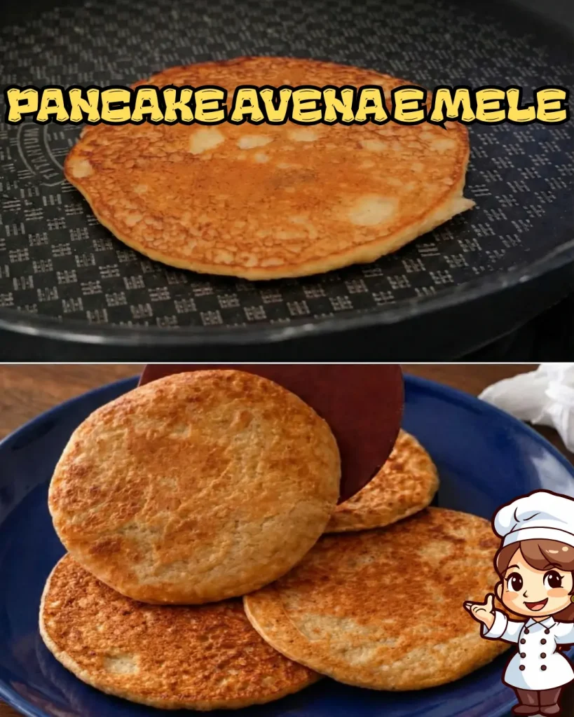 Colazione sana con avena, Ricetta pancake light, Pancake senza zucchero raffinato.