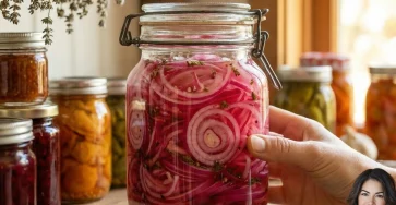 Cipolle Rosse Sottaceto Fatte in Casa