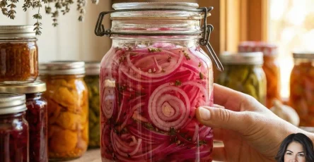 Cipolle Rosse Sottaceto Fatte in Casa